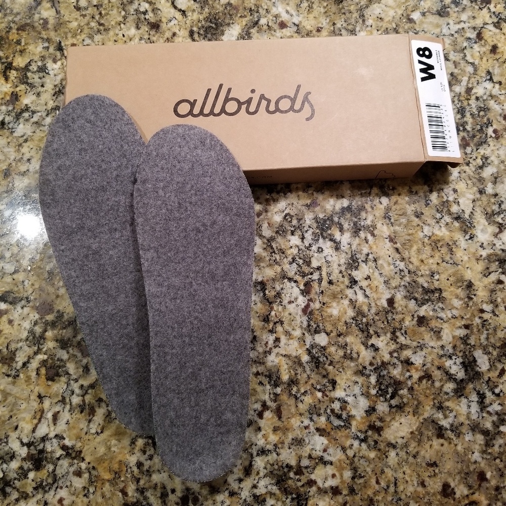 Allbird wool lounger/tree skippers insoles